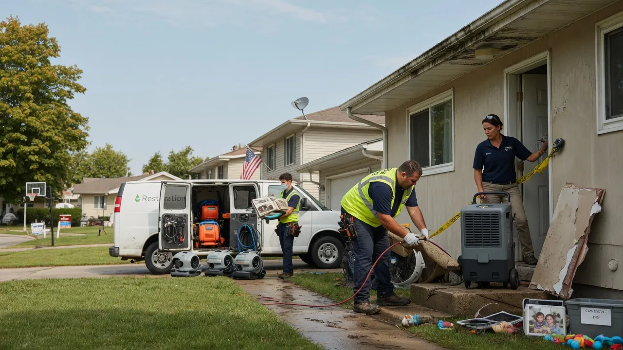 Water Damage Restoration in Stockport, IA near me